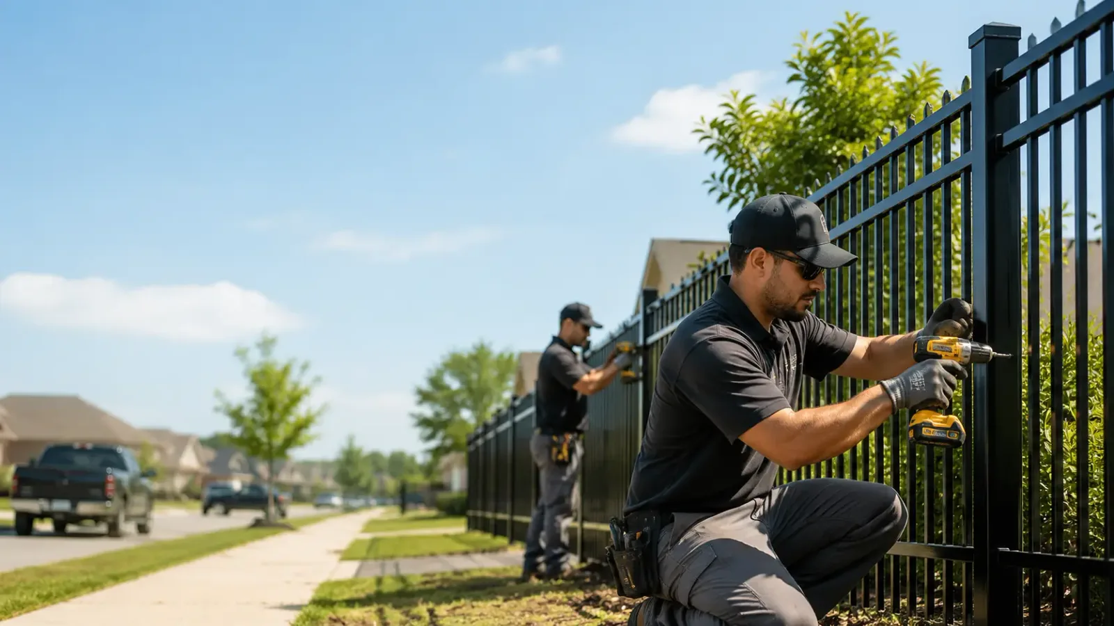 Metal Fence Installation in Cookville, TX